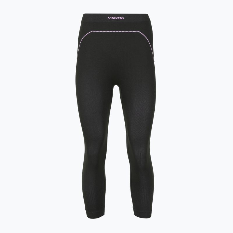 Dámské termo spodky Viking Etna 2.0 3/4 black/purple 7