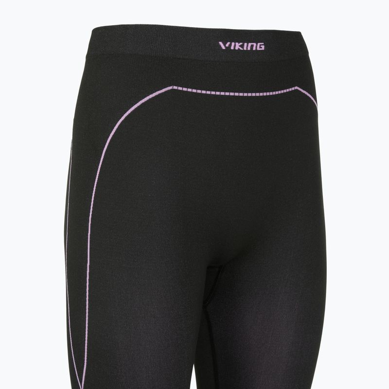 Dámské termo spodky Viking Etna 2.0 3/4 black/purple 9