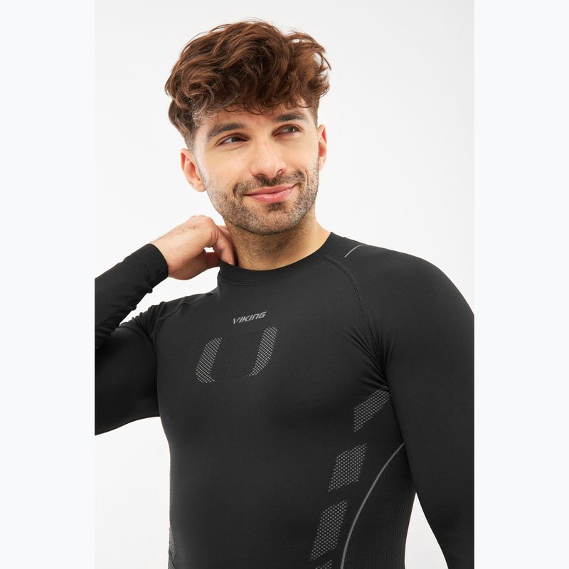 Pánská termoakční mikina Viking Eiger 2.0 black/grey 4