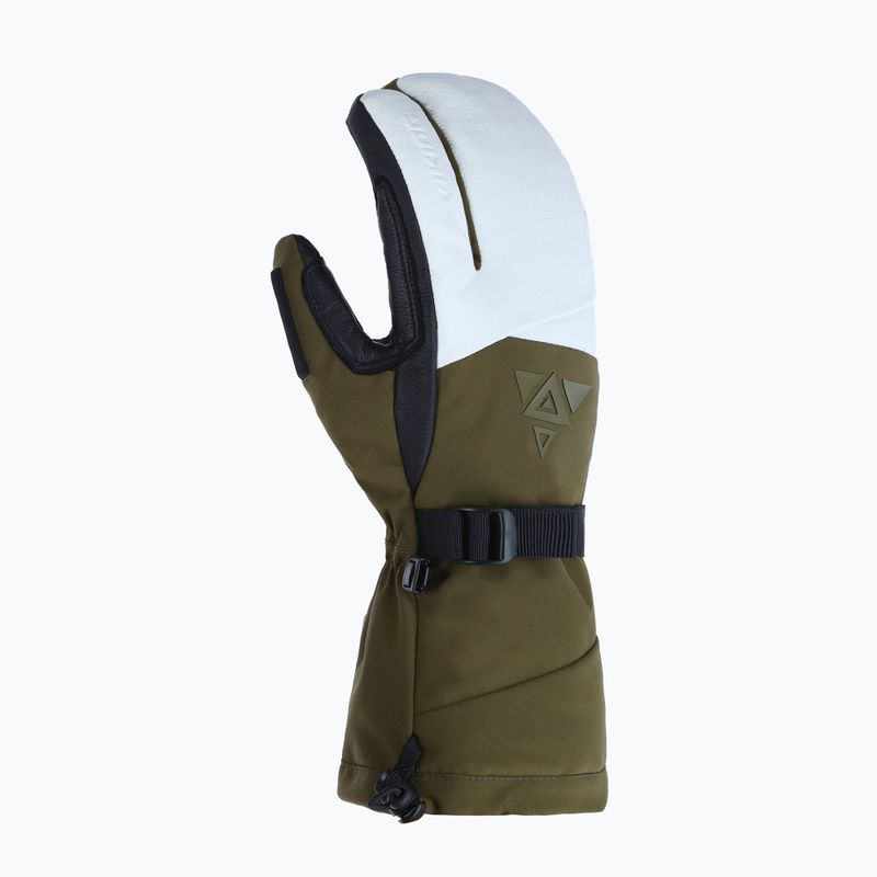 Lyžařské rukavice Viking Norvik Pro Lobster Freeride olive/white 2