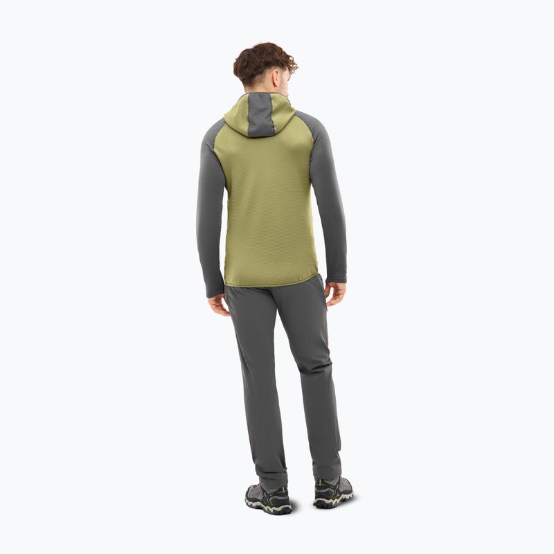 Pánská trekingová mikina Viking Birger Hoodie olive/dark grey 2