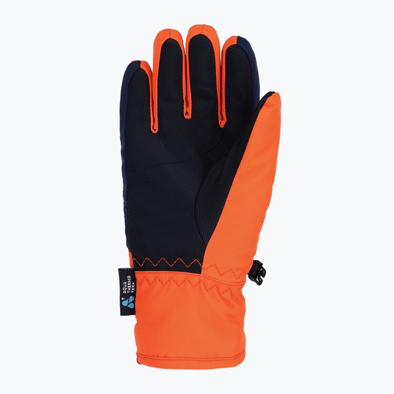 Dětské lyžařské rukavice Viking Flinx orange/navy 2