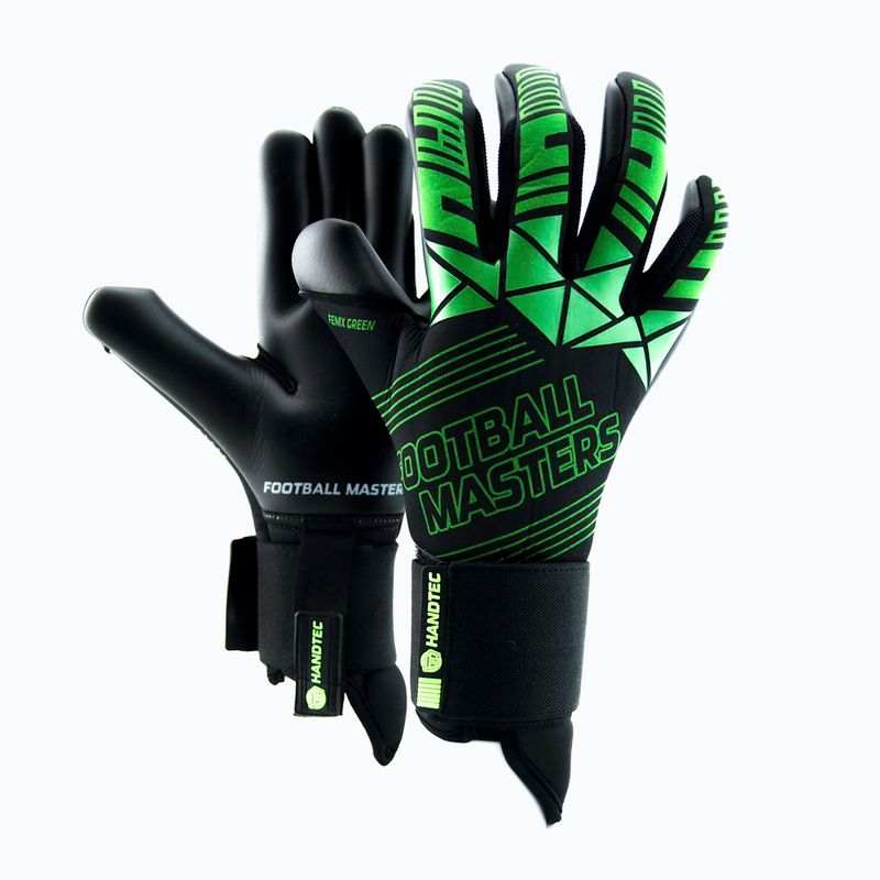 Football Masters Fenix green 1182-1 dětské brankářské rukavice 4