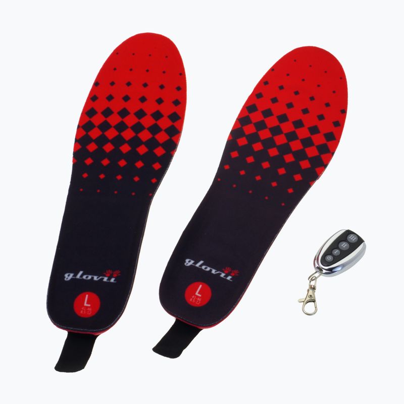 Vyhřívané vložky do lyžařských bot s ovladačem Glovii GW2 černé 4
