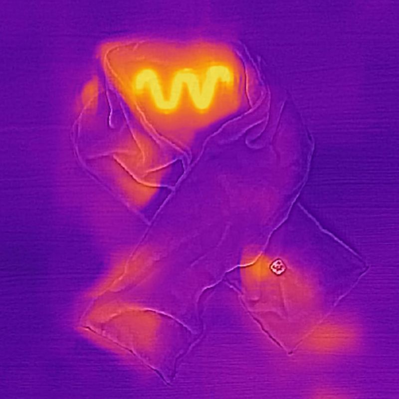 Vyhřívaná šála  Glovii GA1B czarny 11
