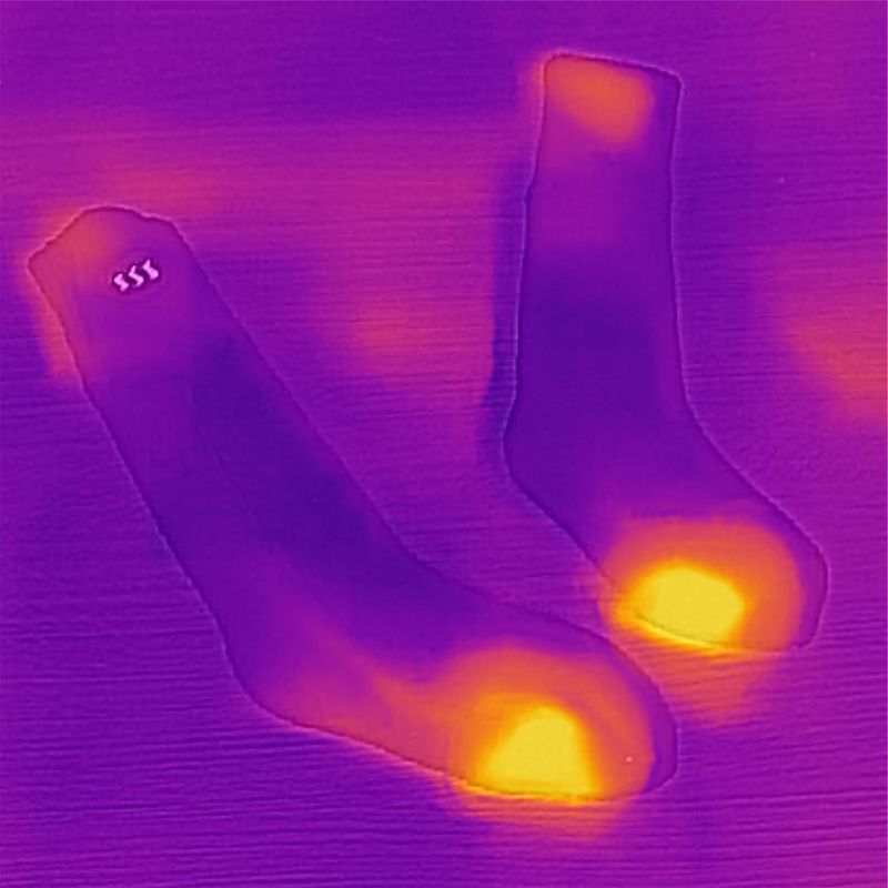 Vyhřívané ponožky s ovladačem Glovii GQ2 černé 12