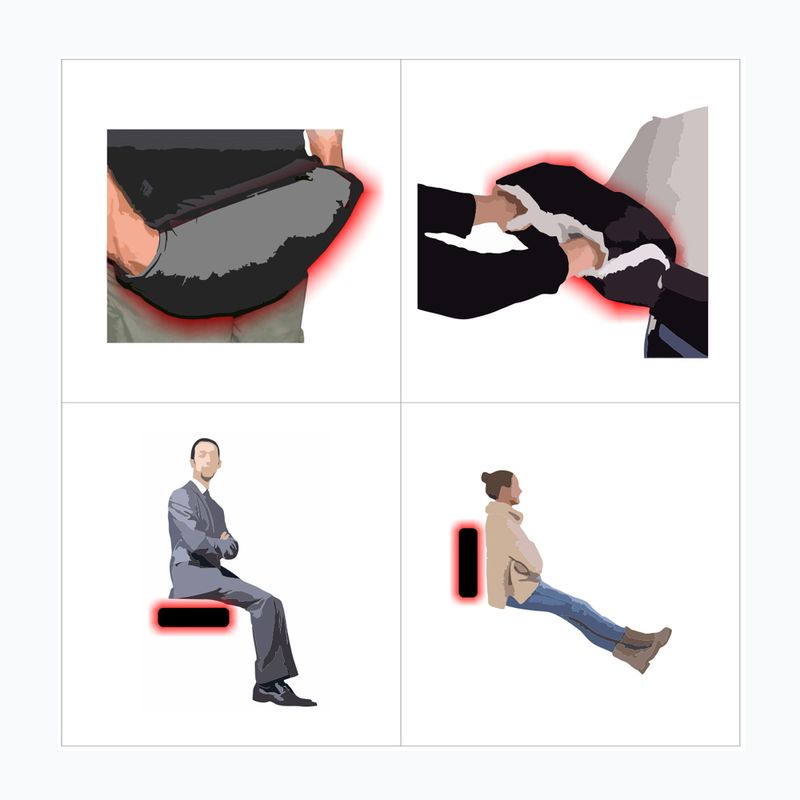 Vyhřívaný rukávník s funkcí 4 v 1 Glovii GF41 černý 11