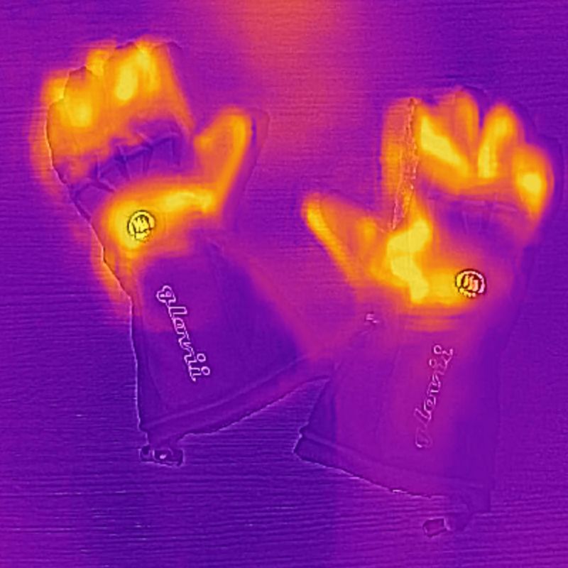 Vyhřívané rukavice Glovii GR2 černé 11