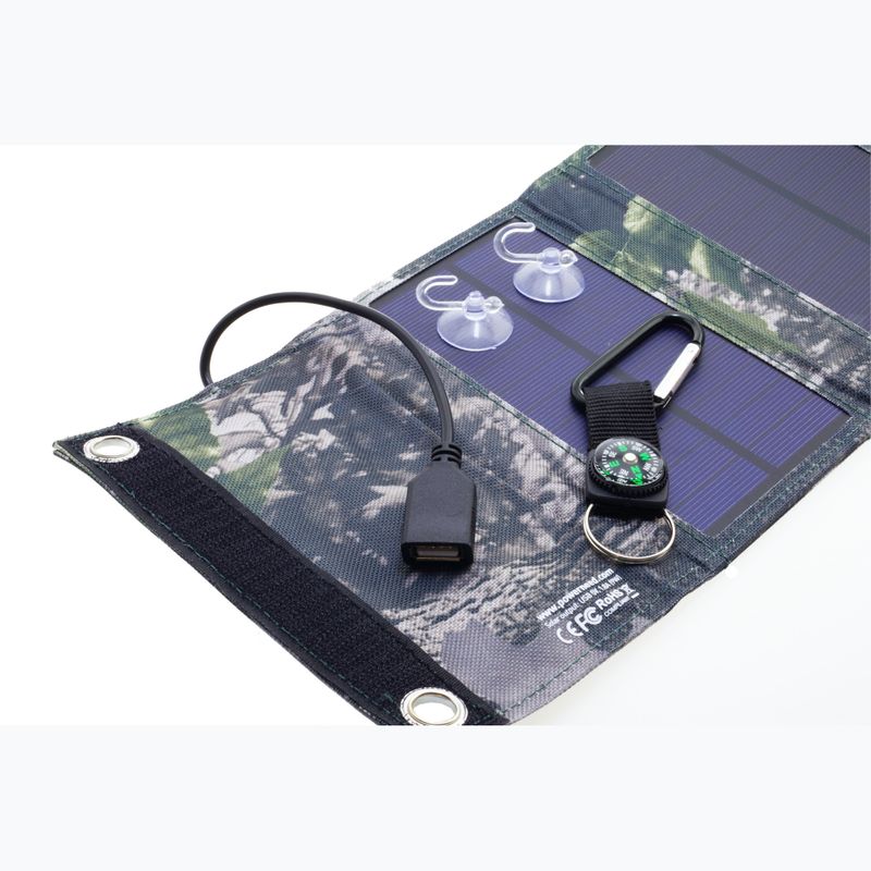 Solární panel PowerNeed ES-6 9W black 2