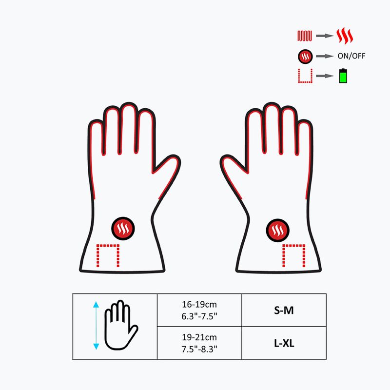 Voděodolné vyhřívané rukavice Glovia GYB 8