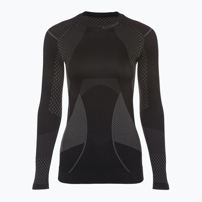 Dámská termo mikina Alpinus Active Base Layer černá/šedá 4