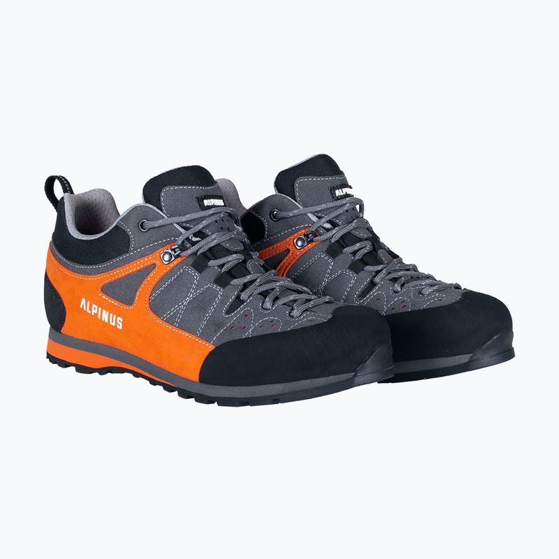 Pánské trekingové boty Alpinus The Ridge Low Pro anthracite/orange 9