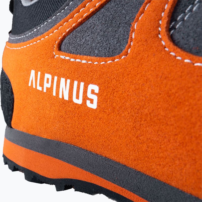 Pánské trekingové boty Alpinus The Ridge Low Pro anthracite/orange 12