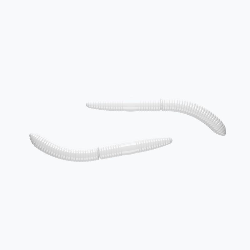 Libra Lures Fatty D'Worm Krill 10 ks. Bílá FATTYDWORMK65