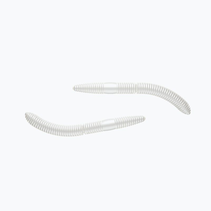 Libra Lures Fatty D'Worm Ser 8 ks. Silver Pearl FATTYDWORMK75