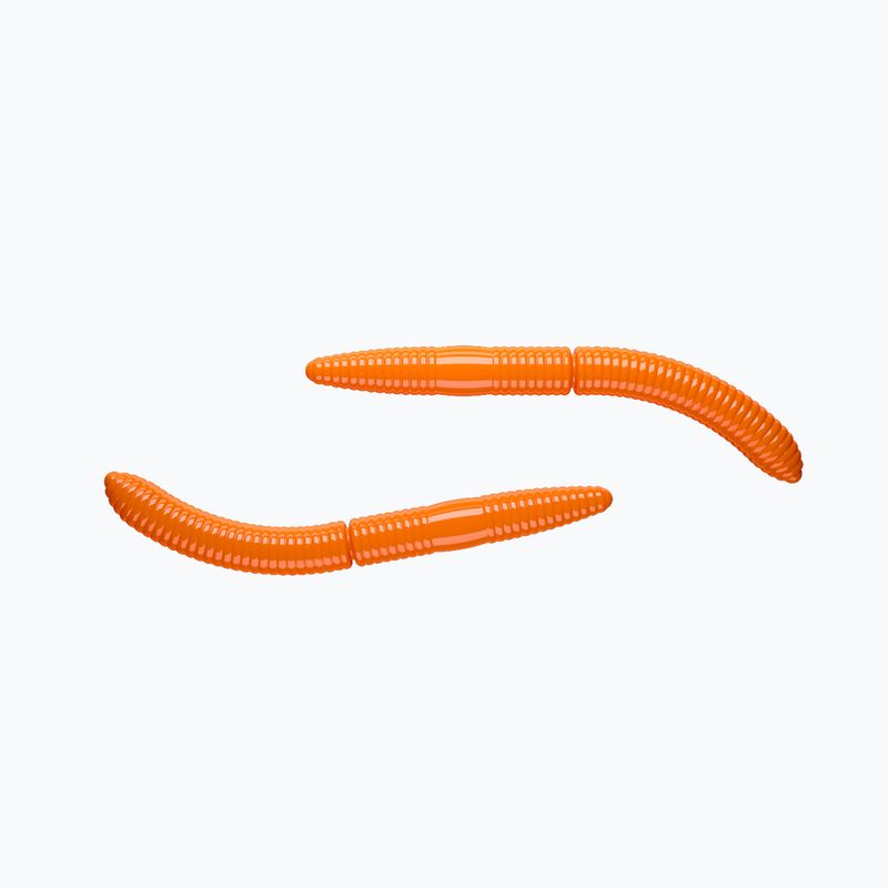 Libra Lures Fatty D'Worm Cheese 8 ks. Hot Orange FATTYDWORMK75