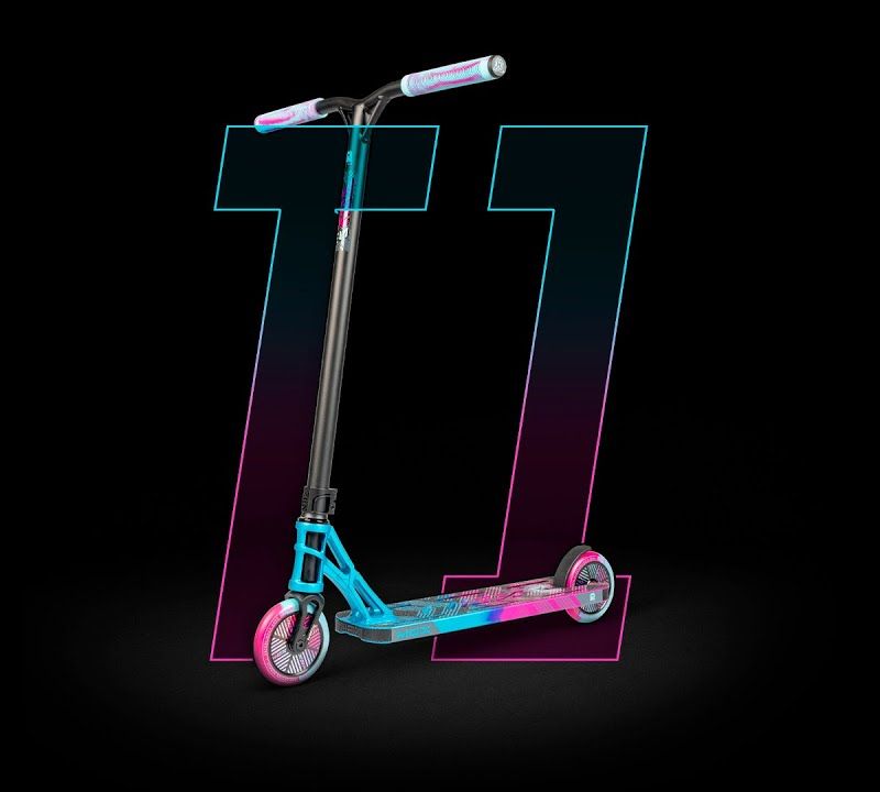 Freestyle koloběžka MGP MGX T1 Team stříbrná 23397 5