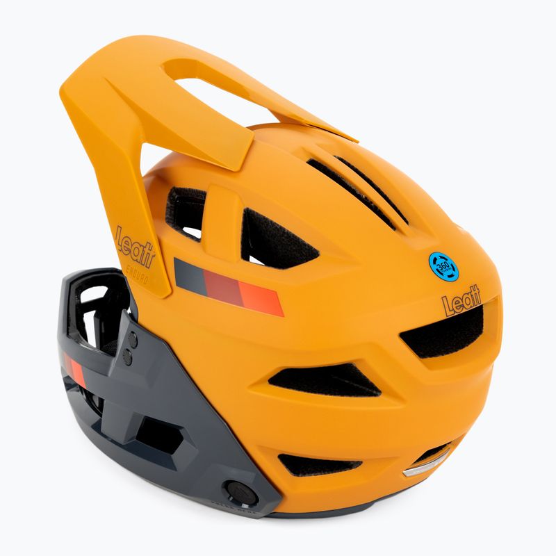 Cyklistická přilba Leatt MTB Enduro 2.0 V23 tmavě modrá a žlutá 1023014852 4