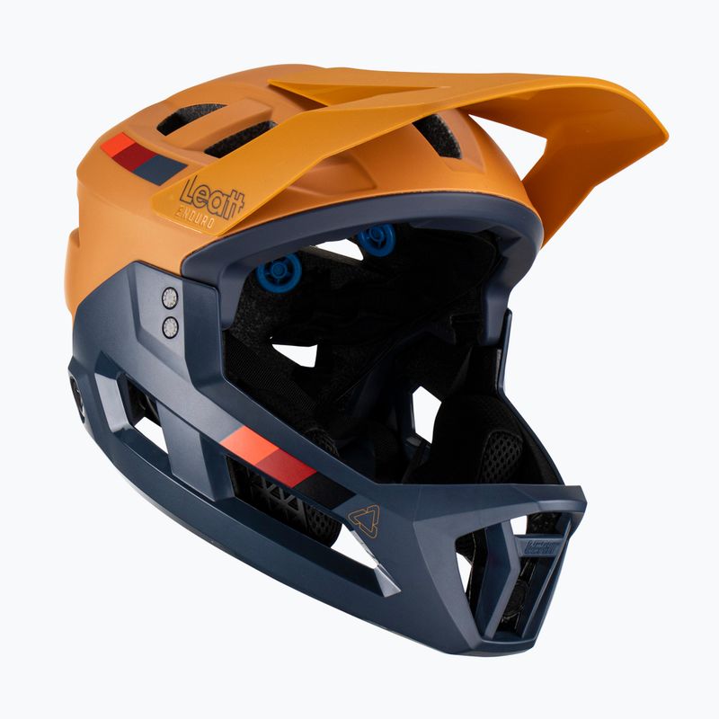 Cyklistická přilba Leatt MTB Enduro 2.0 V23 tmavě modrá a žlutá 1023014852 6