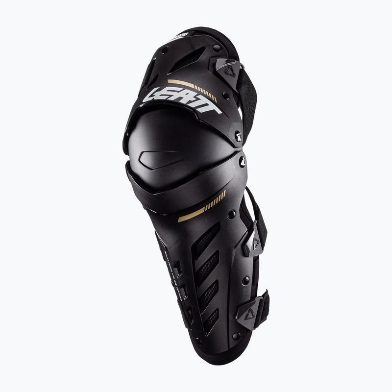 Dětské cyklistické chrániče na kolena a holeně Leatt Dual Axis black 2