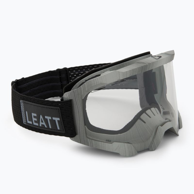 Cyklistické brýle Leatt Velocity 4.0 MTB brushed/clear