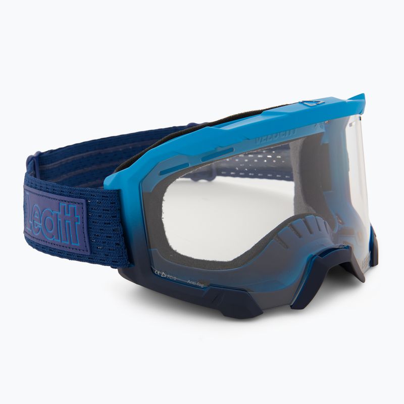 Cyklistické brýle Leatt Velocity 4.0 MTB cyan/clear