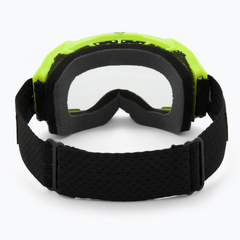 Cyklistické brýle Leatt Velocity 4.0 MTB lime/clear 3