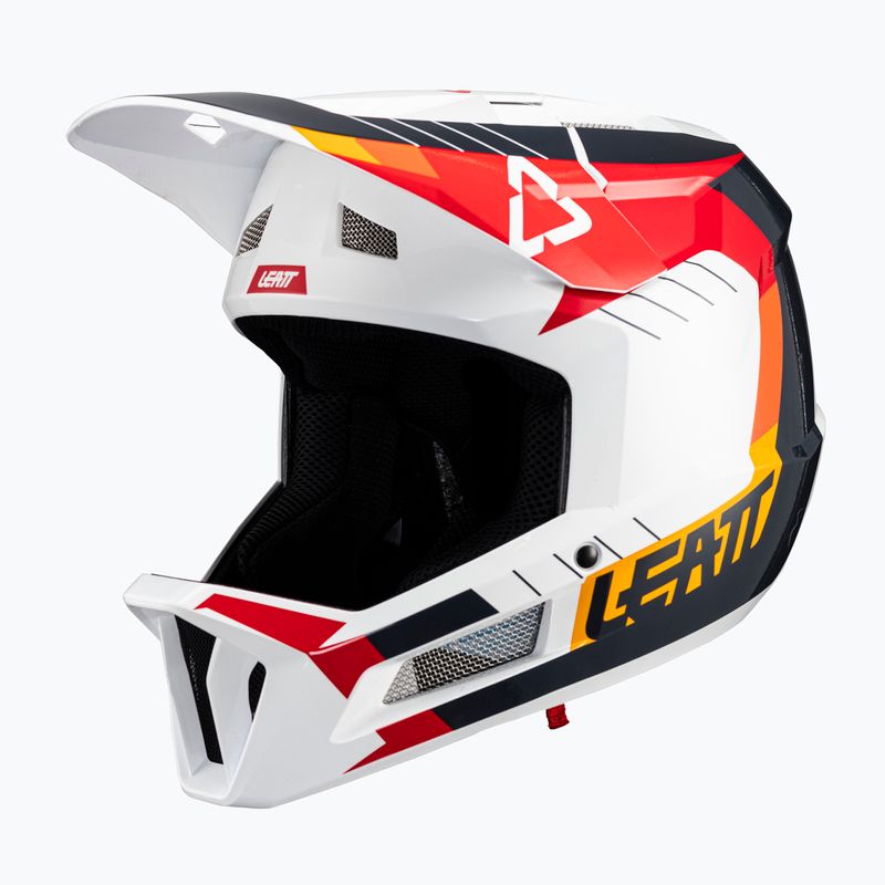 Cyklistická přilba Leatt MTB Gravity 2.0 V24 white/red 2