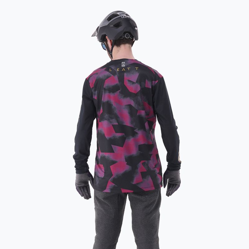 Pánské cyklistické tričko longesleeve Leatt MTB Gravity 3.0 purple 2