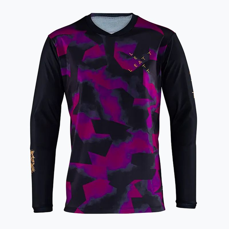 Pánské cyklistické tričko longesleeve Leatt MTB Gravity 3.0 purple 3