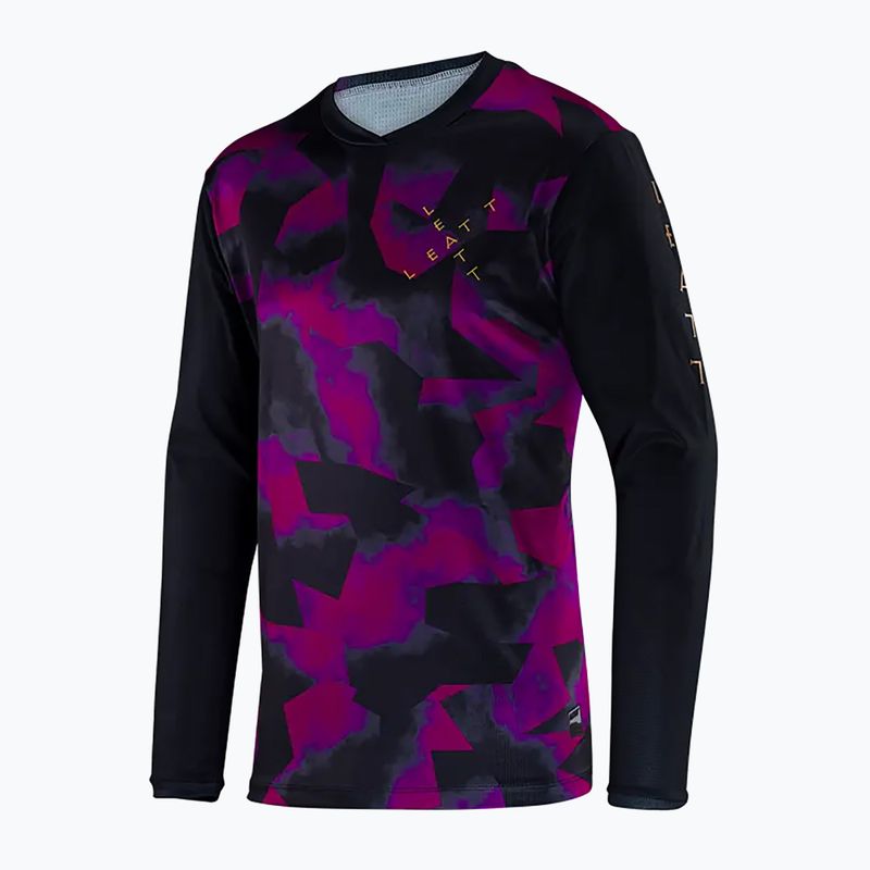 Pánské cyklistické tričko longesleeve Leatt MTB Gravity 3.0 purple 5