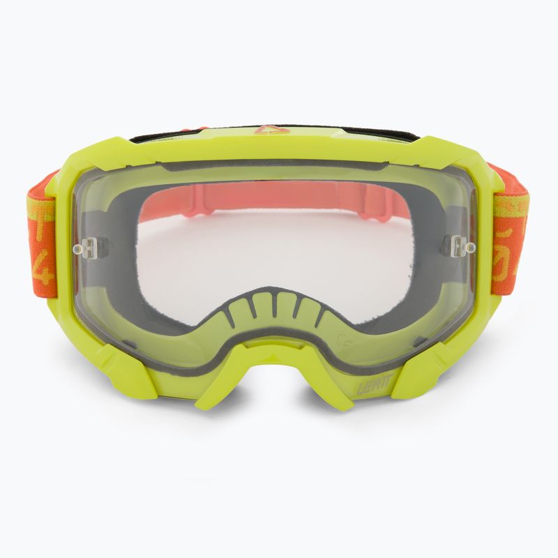 Cyklistické brýle Leatt Velocity 4.5 citrus/clear 2