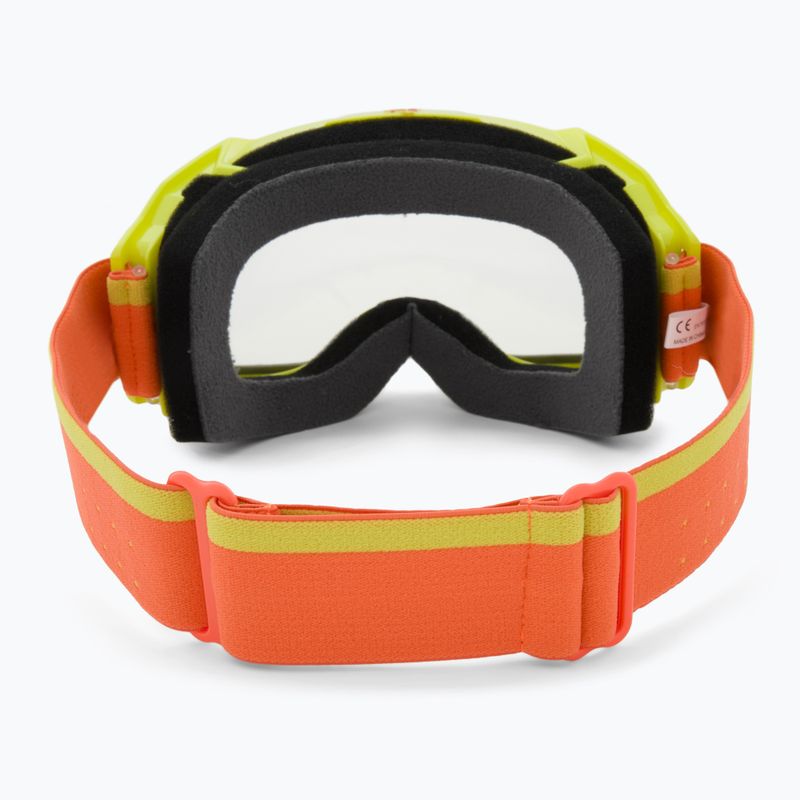 Cyklistické brýle Leatt Velocity 4.5 citrus/clear 3