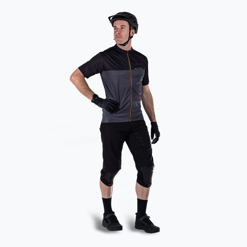 Pánský cyklistický dres  Leatt MTB Trail 3.0 black 2