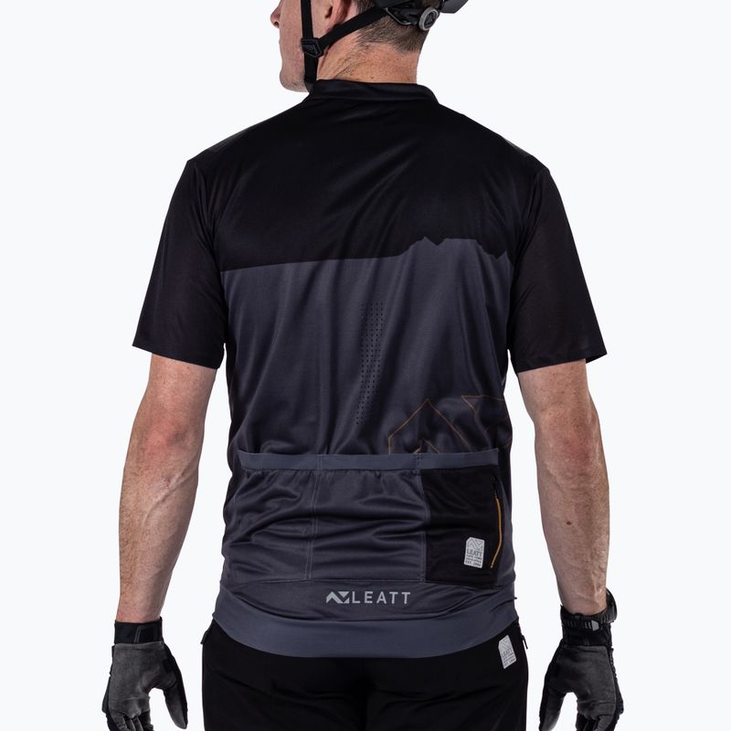 Pánský cyklistický dres  Leatt MTB Trail 3.0 black 3