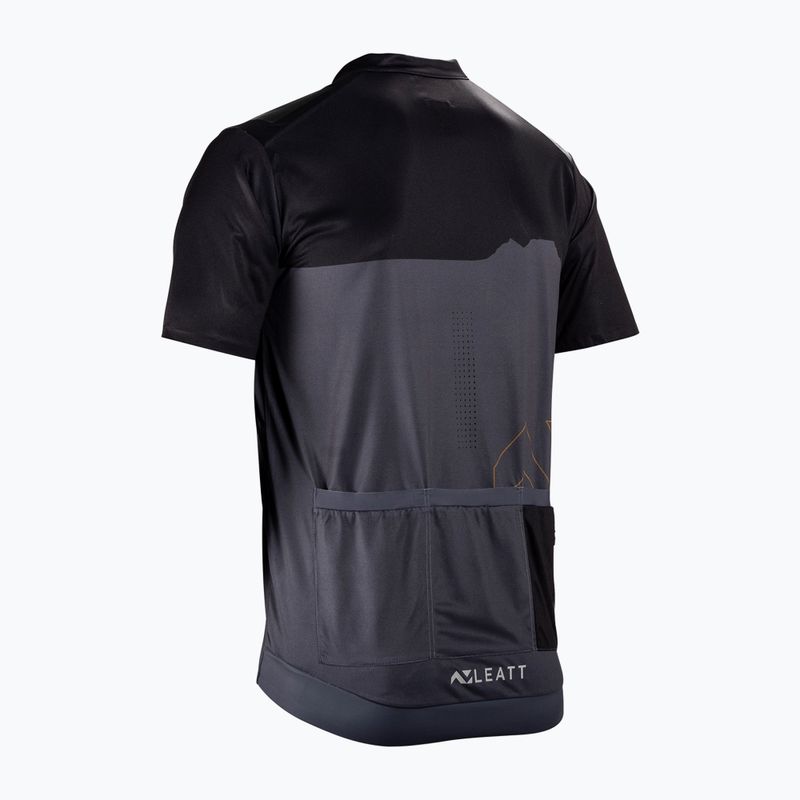 Pánský cyklistický dres  Leatt MTB Trail 3.0 black 8