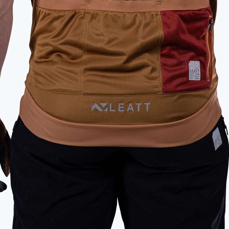 Pánský cyklistický dres  Leatt MTB Trail 3.0 lava 4