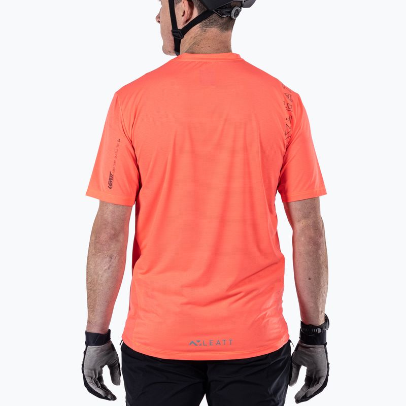 Pánský cyklistický dres  Leatt MTB Trail 1.0 X-Flow neon 3