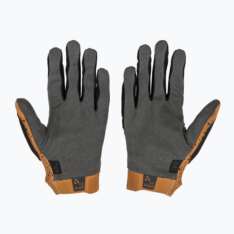 Pánské cyklistické rukavice Leatt MTB 1.0 GripR rust 3