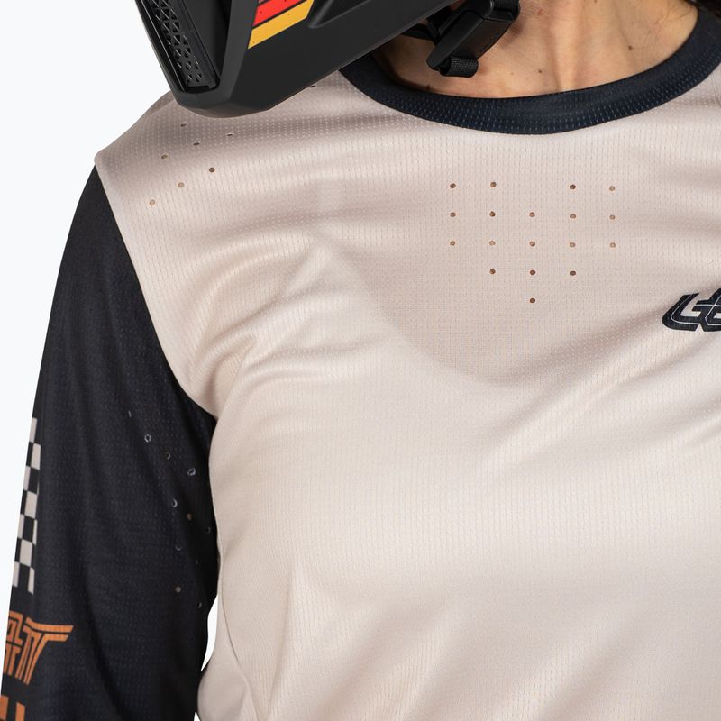 Dámský cyklistický dres longsleeve Leatt MTB Enduro 4.0 W cream 4