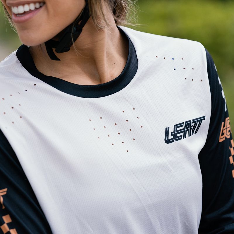 Dámský cyklistický dres longsleeve Leatt MTB Enduro 4.0 W cream 12