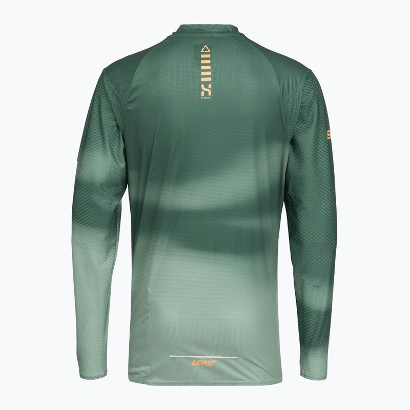 Pánský cyklistický dres Longsleeve Leatt MTB Trail 3.0 spruce green 2
