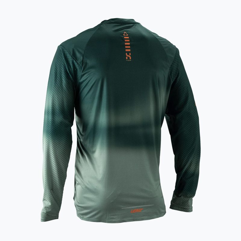 Pánský cyklistický dres Longsleeve Leatt MTB Trail 3.0 spruce green 6