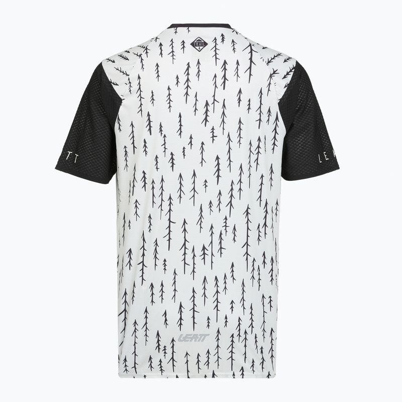 Pánský cyklistický dres Leatt MTB Trail 3.0 trails white 2