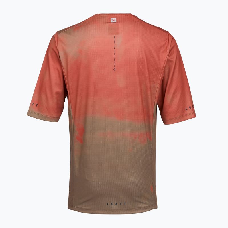 Pánský cyklistický dres Leatt MTB Gravity 4.0 dusty red 2