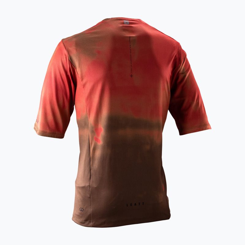 Pánský cyklistický dres Leatt MTB Gravity 4.0 dusty red 2