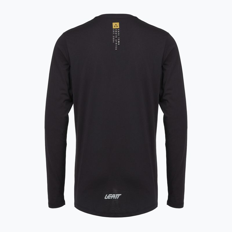 Pánský cyklistický dres Longsleeve Leatt MTB Gravity 3.0 ghost black 2