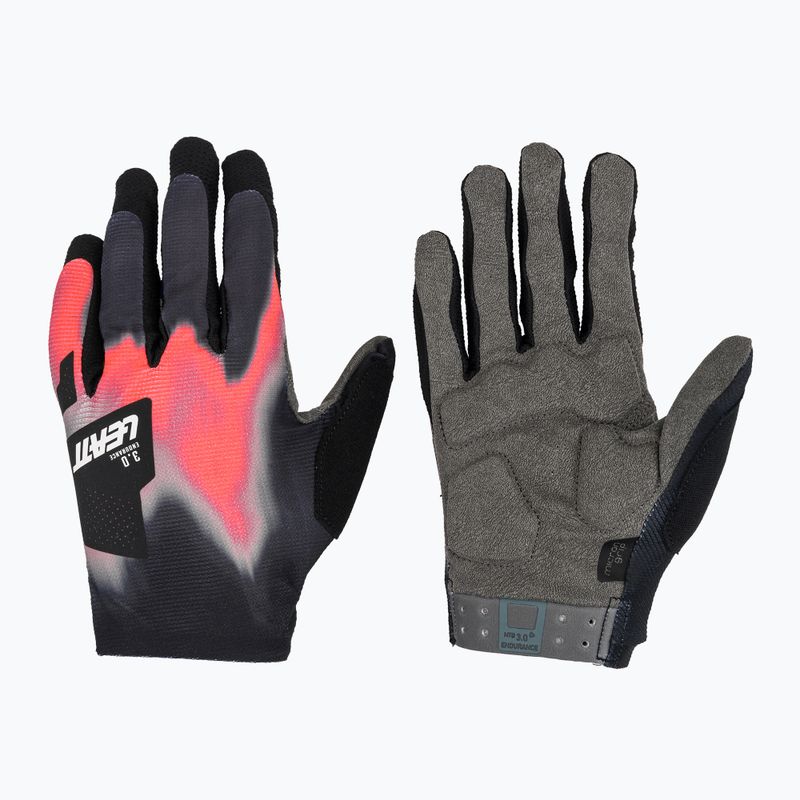 Pánské cyklistické rukavice Leatt MTB 3.0 Endurance heatmap red