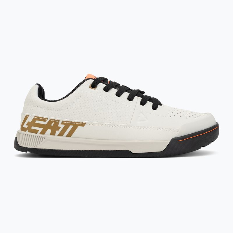 Pánské cyklistické boty na platformě Leatt Flat 2.0 cream white 2