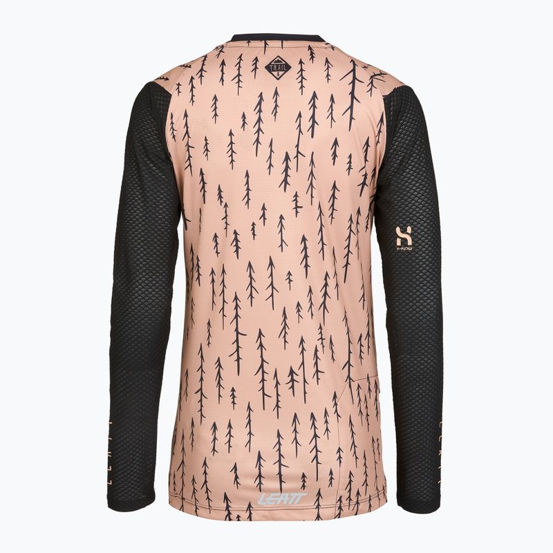 Dámský cyklistický dres Longsleeve Leatt MTB Trail 3.0 trails pink 2